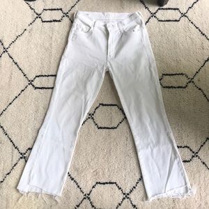 Mother Insider Step Hem Crop Flare - 27